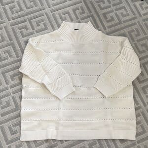 French Connection mock neck top. Large